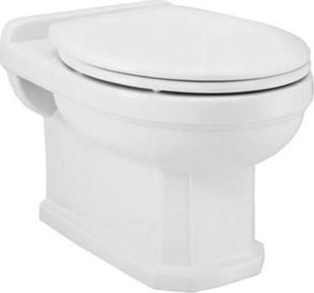 Подвесной унитаз Jaquar Queen's QNS-WHT-7951 с крышкой-сиденьем микролифт