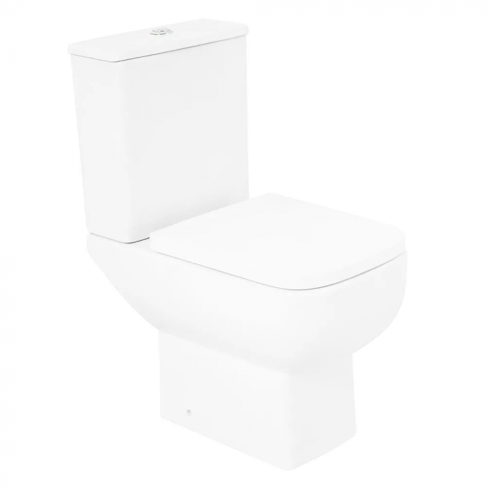 Унитаз-компакт BelBagno Aurora BB8604CPR-SC c сиденьем микролифт, белый