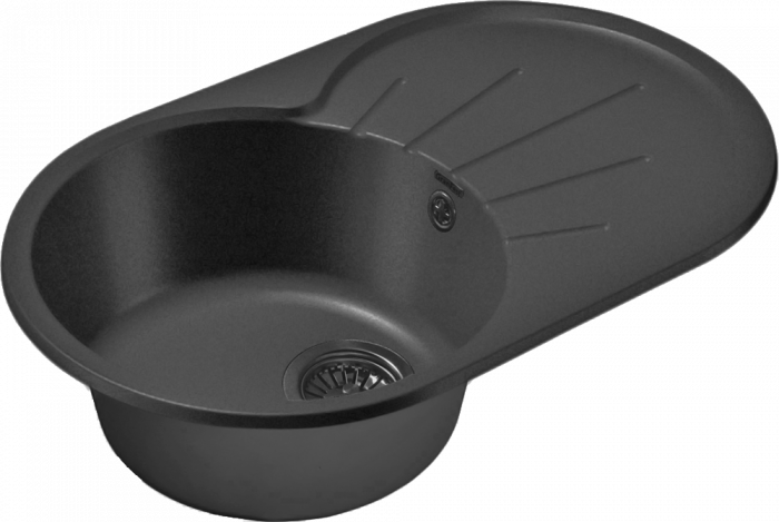 Кухонная мойка GranFest RONDO GF-R-750L графит